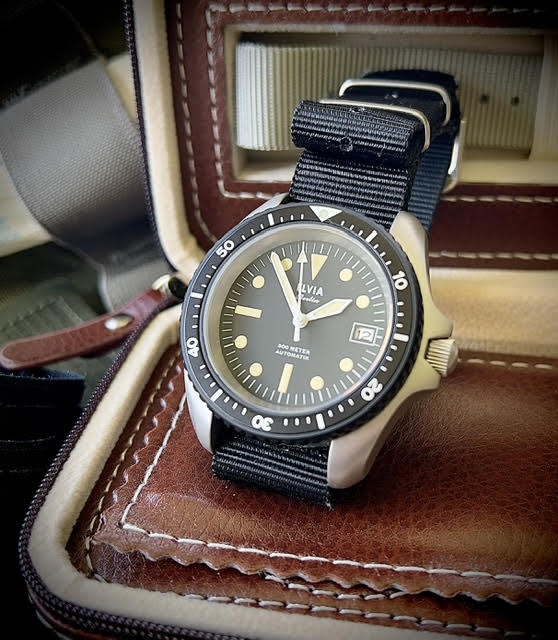 ELVIA Automatic Military Divers Watch with Sapphire Crystal and 24 Jewel Automatic Movement