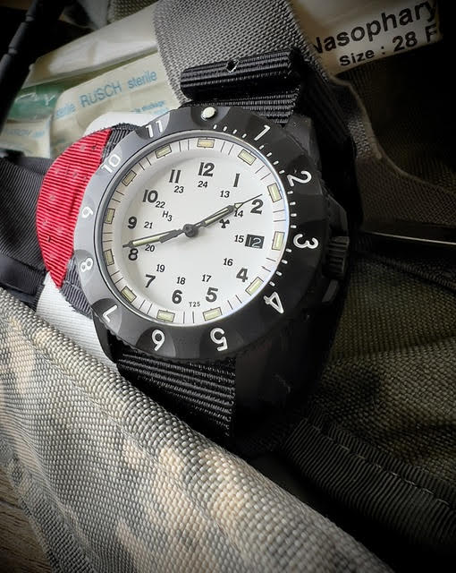 MWC P656 2025 Model PVD Tactical Series Watch with GTLS Tritium, Sapphire Crystal and Ten Year Battery Life