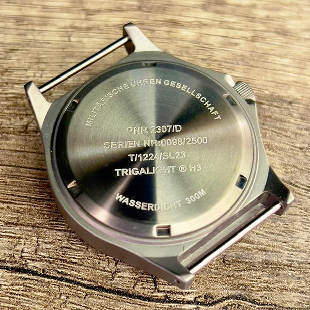 Titanium G10 Military Watch with 300m Water Resistance, Sapphire Crystal, 10 Year Battery Life and GTLS Tritium Illumination