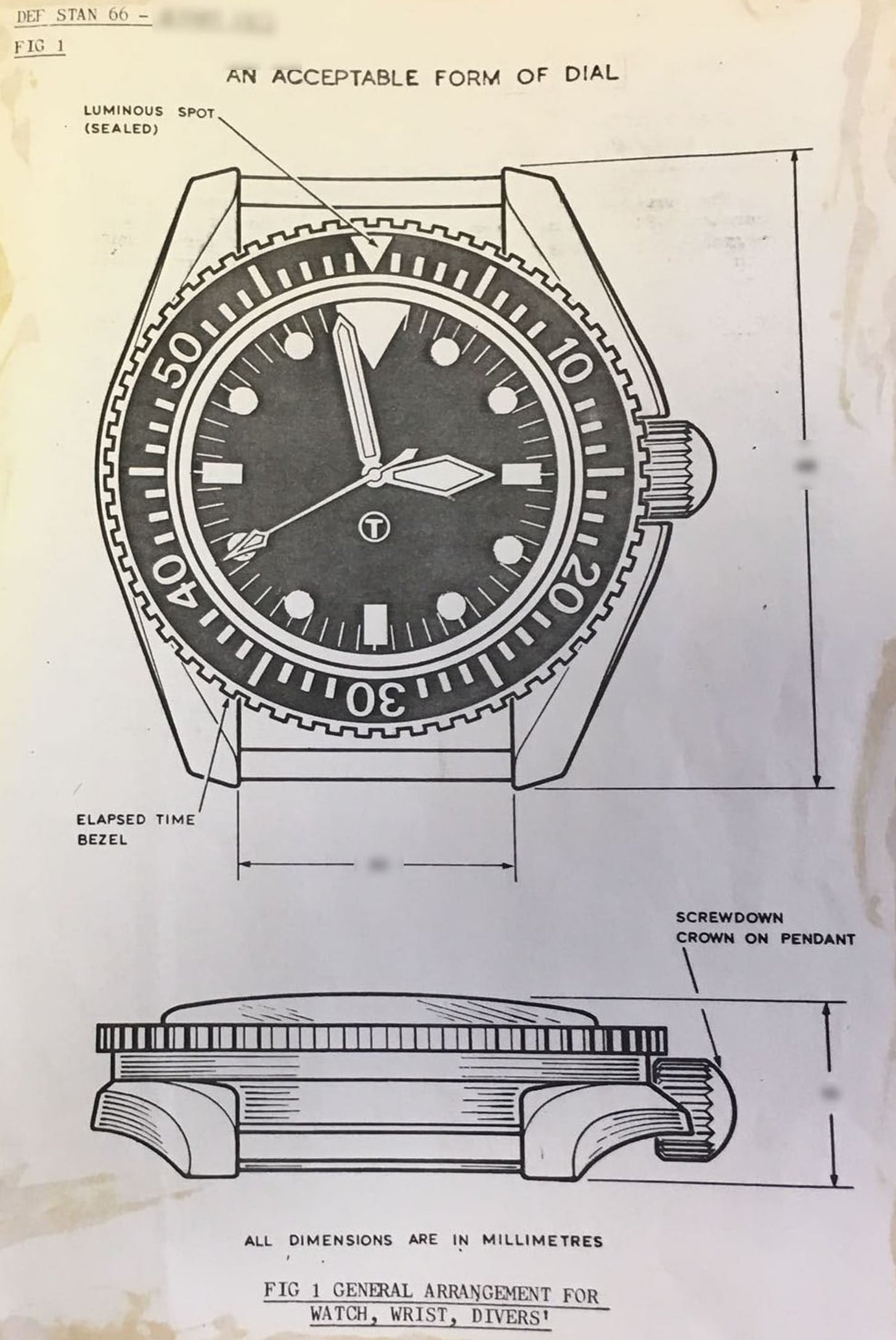 MWC 1999-2001 Pattern Black PVD Automatic Military Divers Watch - Sapphire Crystal and 60 Hour Power Reserve