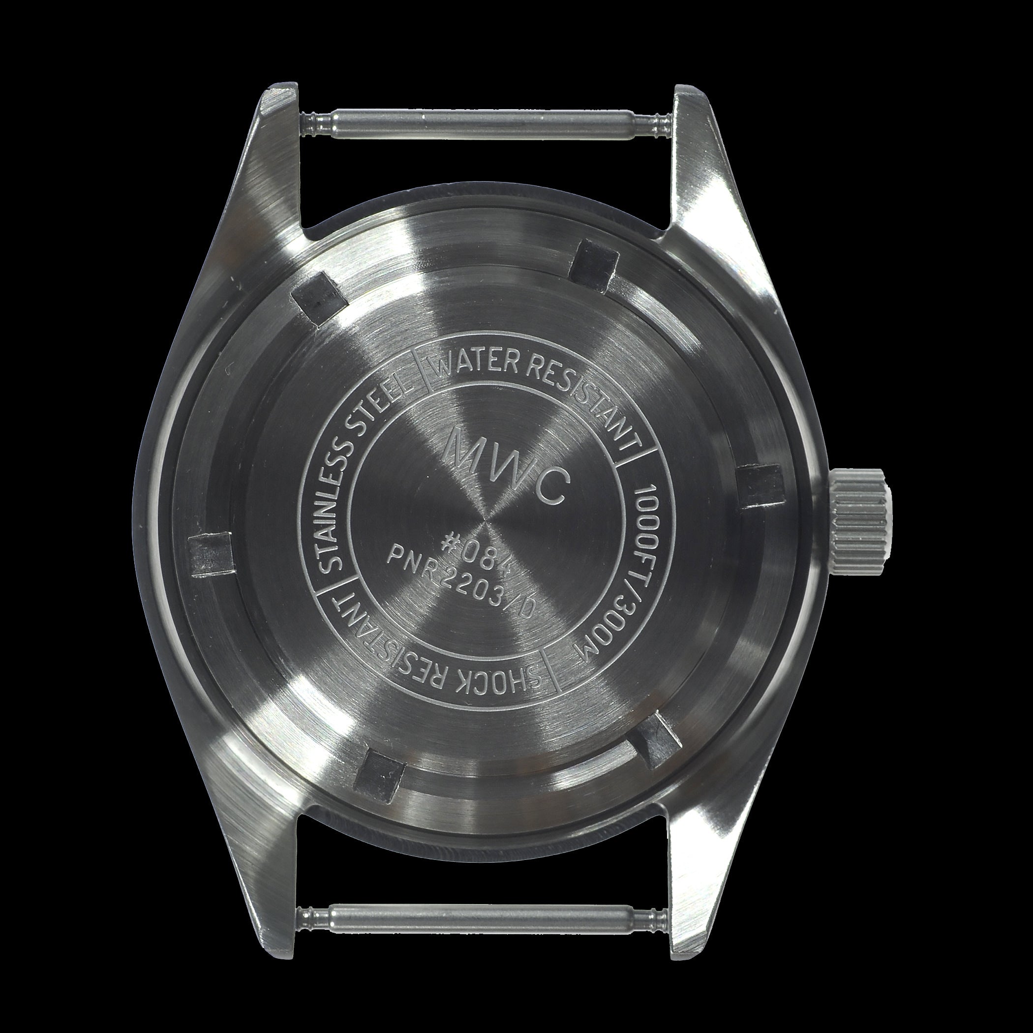 MWC Classic 1960s Pattern Dual Time Zone Automatic Divers Watch with Sapphire Crystal and Luminova on a Matching Bracelet