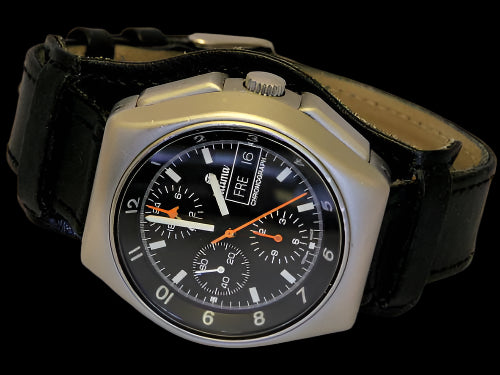 24mm German "Luftwaffe / Bund” Aviators Leather Military Watch Strap